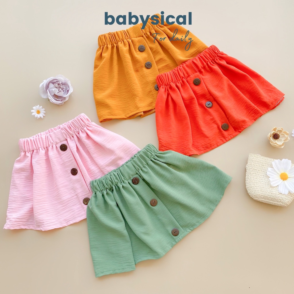 BABYSICAL 1-6 Tahun ALEA MINI SKIRT / Rok Mini Anak Bawahan Anak Rok Skirt