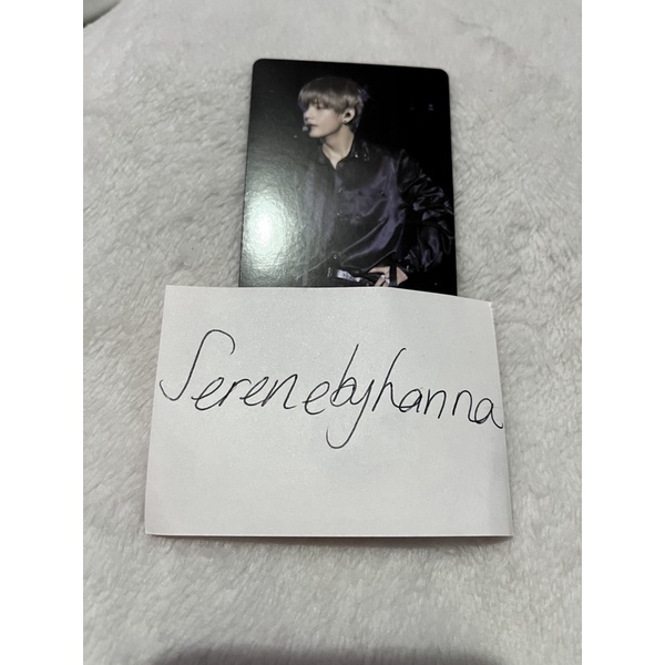 OFFICIAL BTS TAEHYUNG BLU RAY EUROPE PHOTOCARD