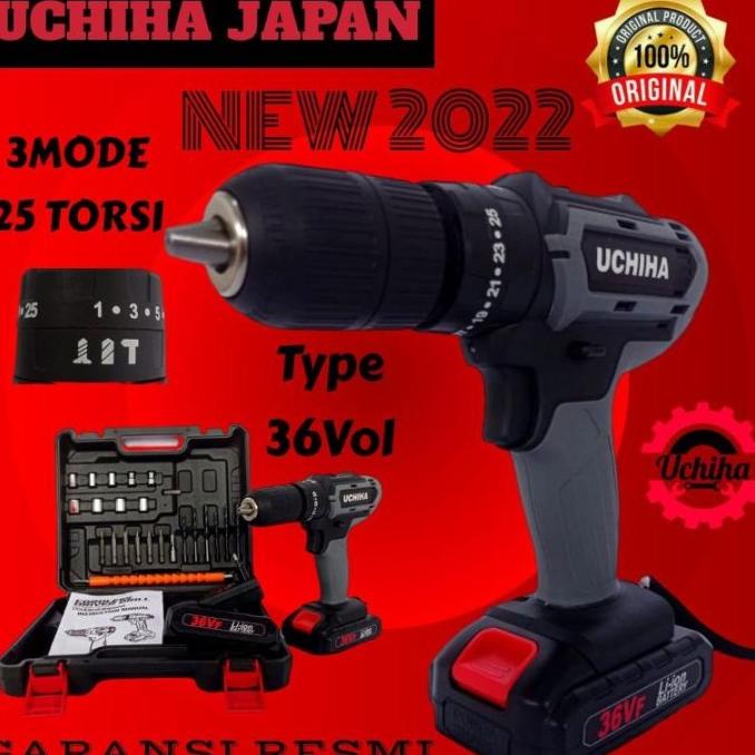 Promo Bor Drill bervariasi uchiha mesin japan batrai cordles impack