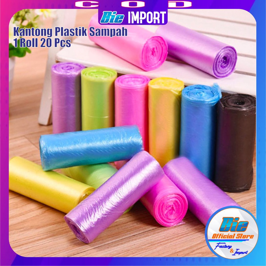 Plastik Kantong Sampah Roll isi 20 Pcs Impor Best Seller