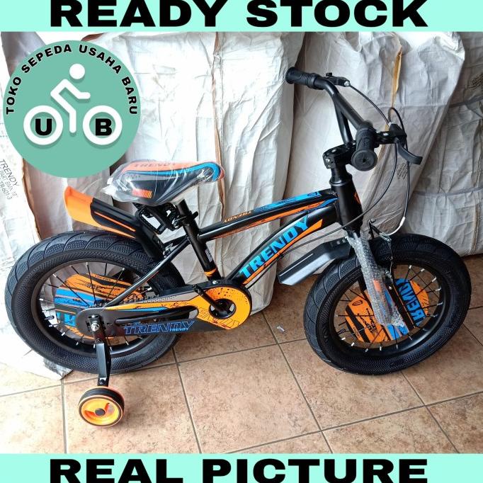 Sepeda Anak Bmx 18 Inch Trendy Ban 3.0 New #Original