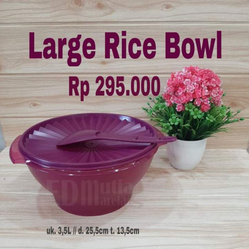 LARGE RICE BOWL PROMO TUPPERWARE MURAH