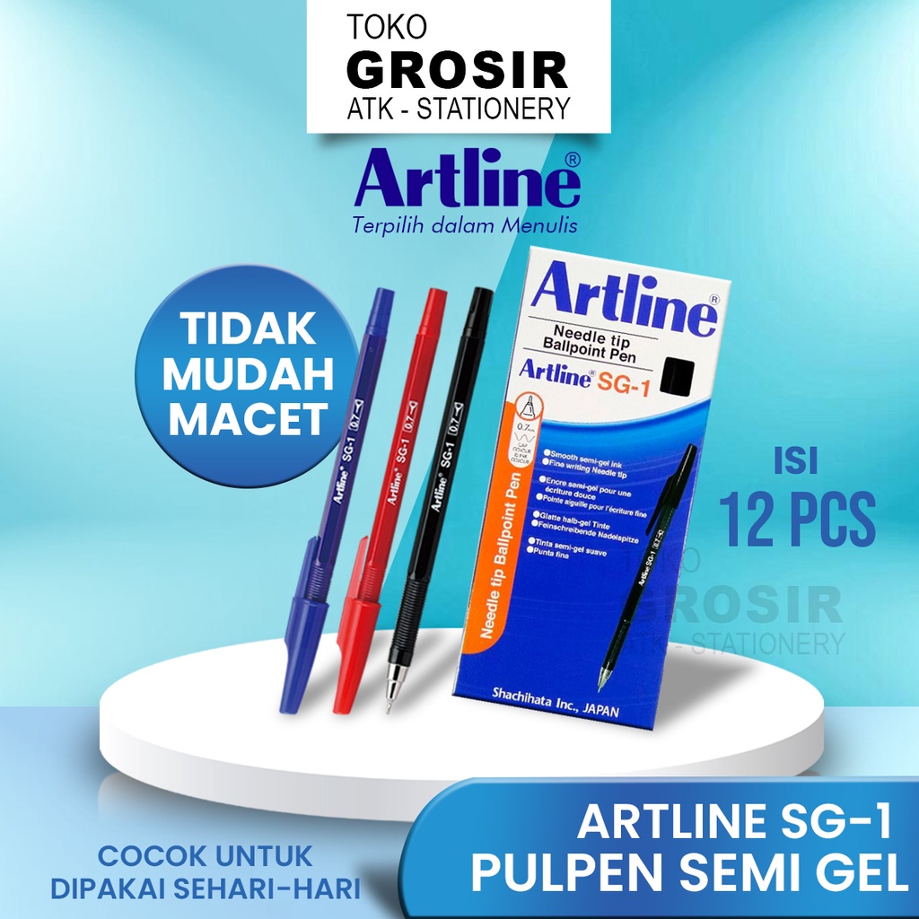 

GROSIR Ballpoint Bolpen Pulpen Artline 0.7 mm SG-1