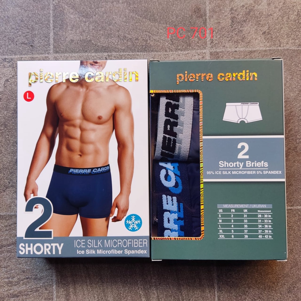 Pierre Cardin Celana Boxer Pria PC 701 1 Box isi 2Pcs