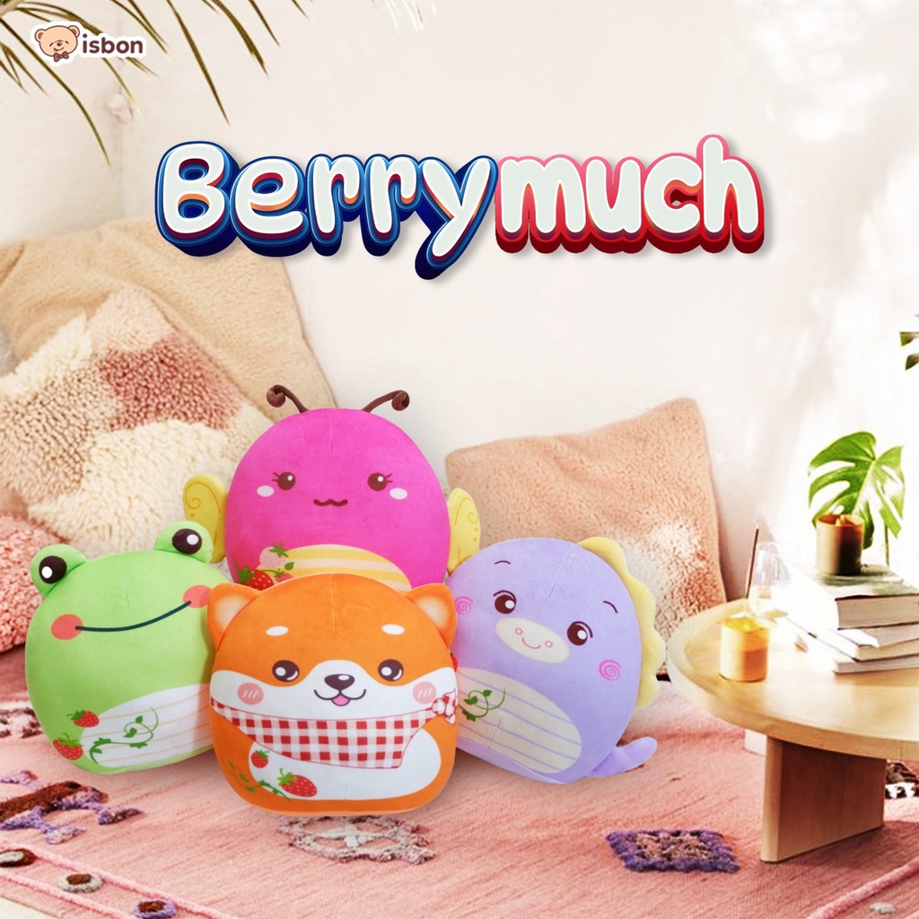 Boneka Bantal Lucu Series Berry Much Mini Mungil Lucu Bahan Halus Lembut Aman Untuk Anak by Istana Boneka