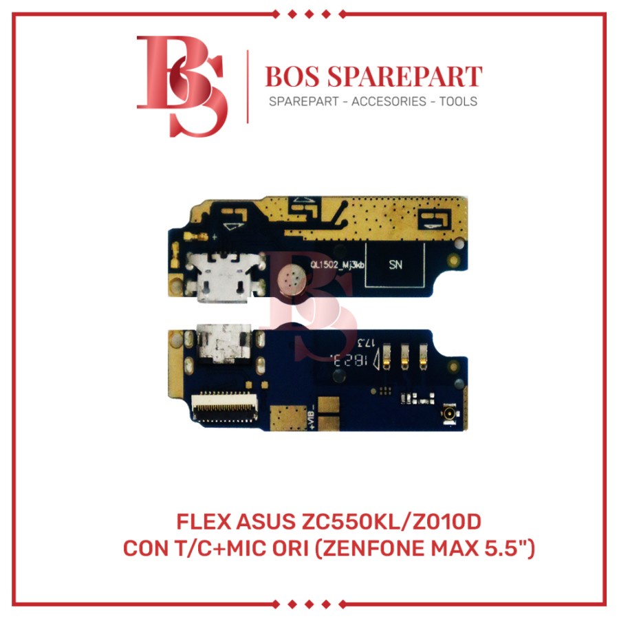 FLEXIBEL ASUS ZC550KL / Z010D + CONNECTOR CHARGER + MIC ORI