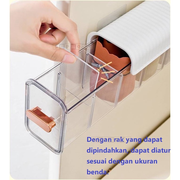 Kotak Penyimpanan Serbaguna Sliding Cabinet Wall Storage