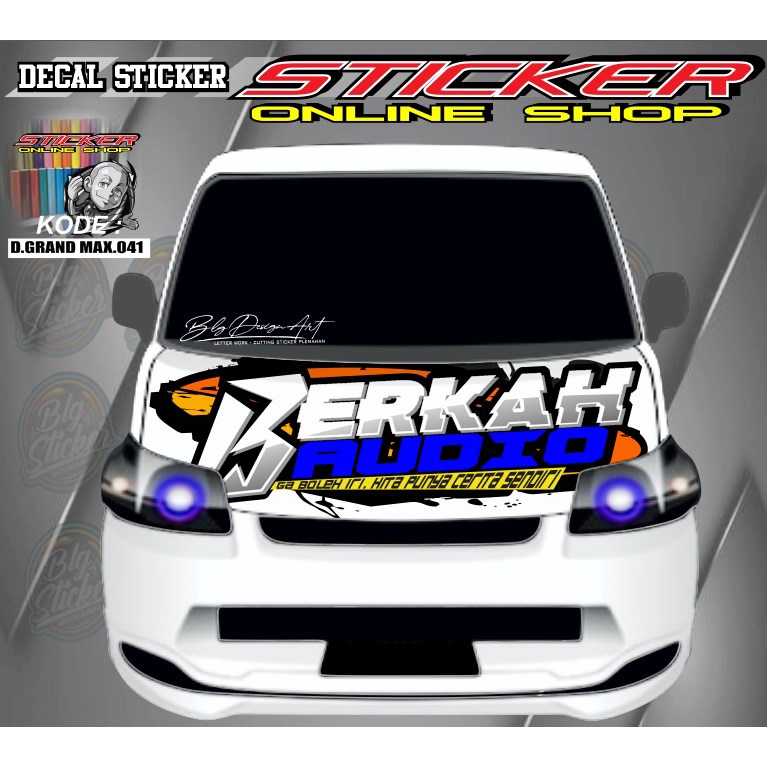 Stiker decal pick up kabin mobil pick up grandmax suzuki new carry l300 CARRY T120SS