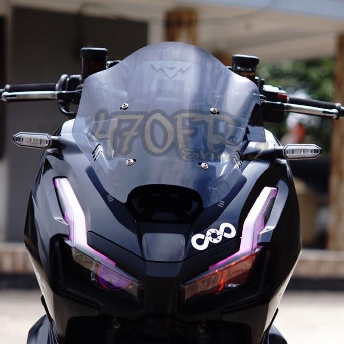 windshield ADV 150 ocito sporty carbu .visor ADV adventure Ocito carbu