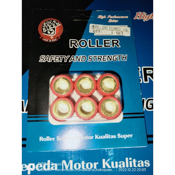 roller beat fi / vario / beat esp/ scopy 8gr 9gr.10gr,11gr,12gr