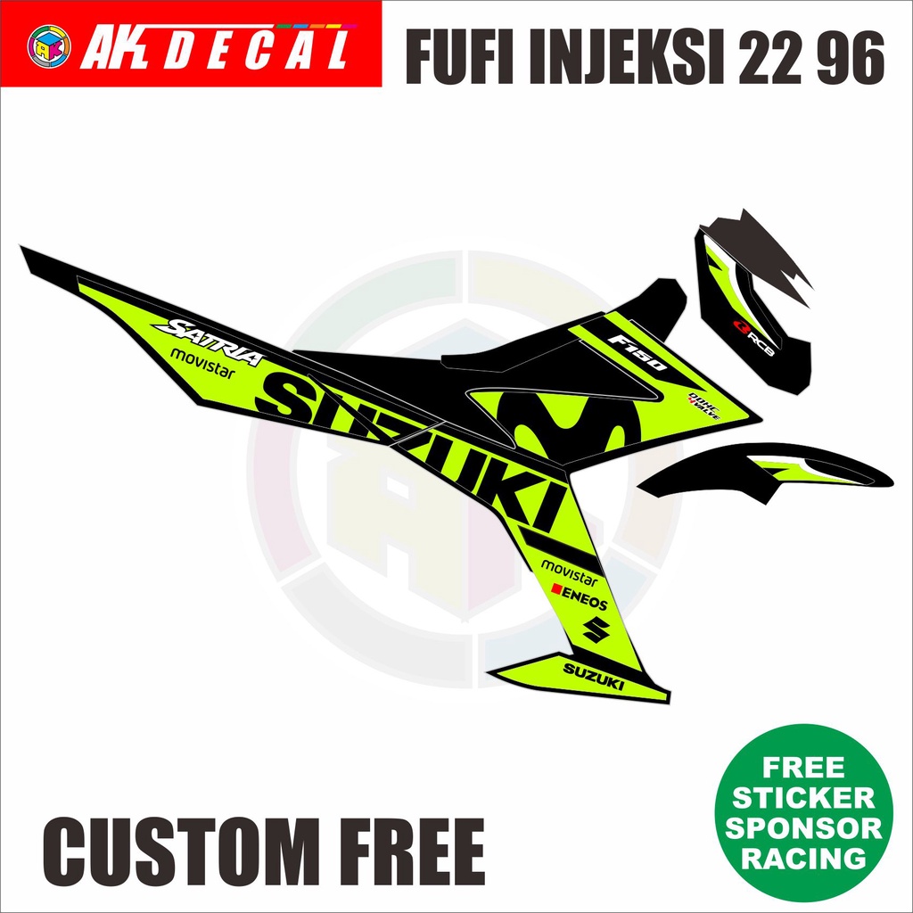 STRIPING LIVERY SATRIA F150 FI INJEKSI CUSTOM 2296