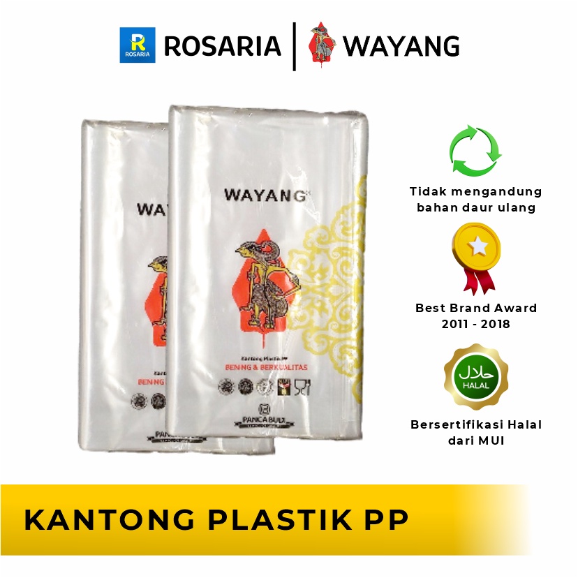 Jual Plastik PP Bening Wayang Tebal 05 20x35 Plastik Packing | Shopee ...