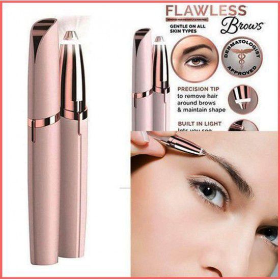 Cukur Alis Pencukur Rambut Eyebrow Shaver Cukuran Elektrik Trimmer Hair Flawless