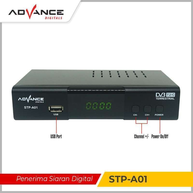 [ READY STOK ] SET TOP BOX STB TV DIGITAL DVB T2 ADVANCE STP A01 WIFI FULL HD