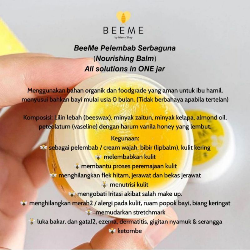 BEEME NOURISHING BALM 15gr 2 PCS