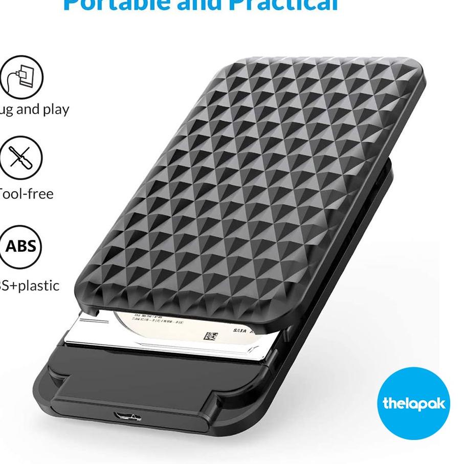 Terbaik Casing Hardisk External ORICO 2520C3 2.5 SATA USB Type-C Case HDD Enclosure/ Case HDD Origin