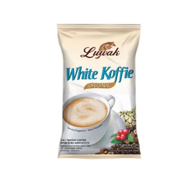 

Luwak white koffie original 9x19gr