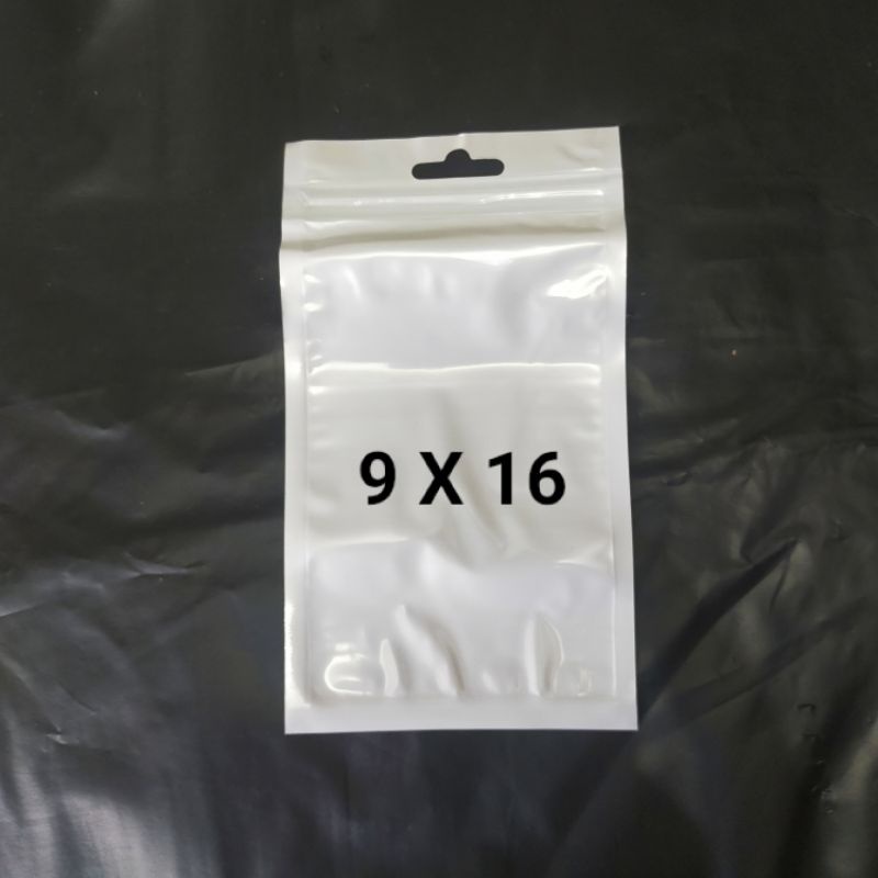 PLASTIK KLIP PUTIH SUSU 9 X 16 Ziplock Zipper Accesories Plastik Zipper Aksesoris Plastik Ziplock Pu