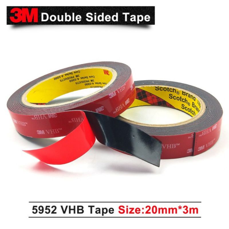 

3M double tape busa hitam 5952 produk original