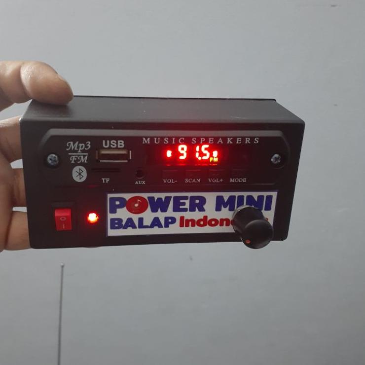 LANGSUNG ATC.. AMPLI + mp3 bluetooth JUALAN KELILING UNTUK SPEAKER HORN MINI  12 VOLT AKI