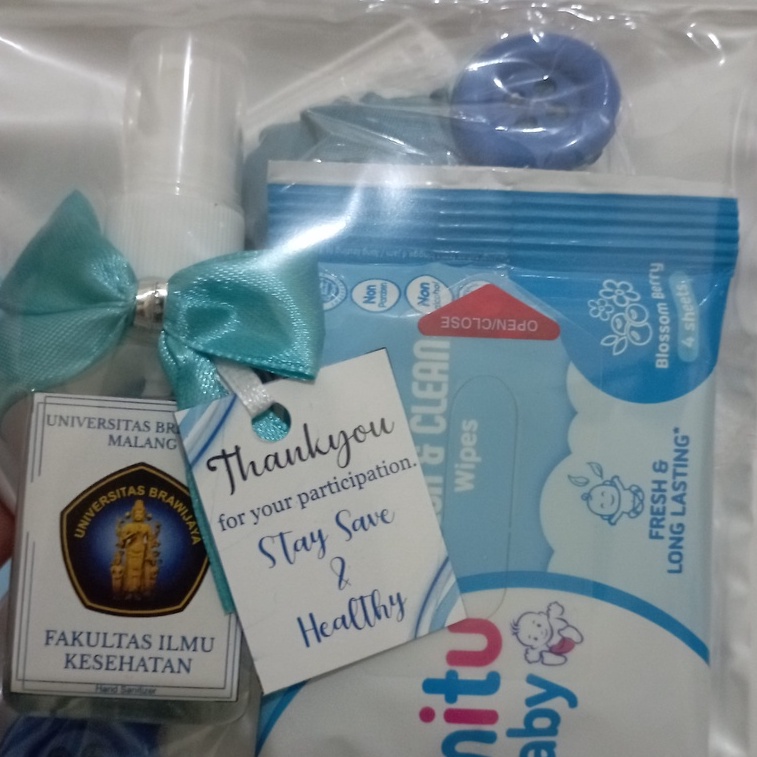 [Healthy Kit 30ml] Paket Hand Sanitizer Masker Konektor custom Gift Souvenir Hotel Kantor Guest Hous