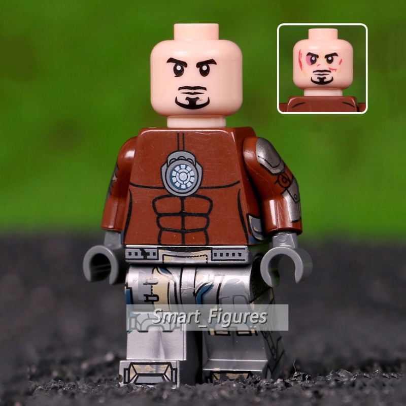 Iron Man Mark1 Limited Mini Figure Mainan Hadiah Minifigures Dokter Efek Aneh Diy Aksesoris Iron Man MK1 Armor