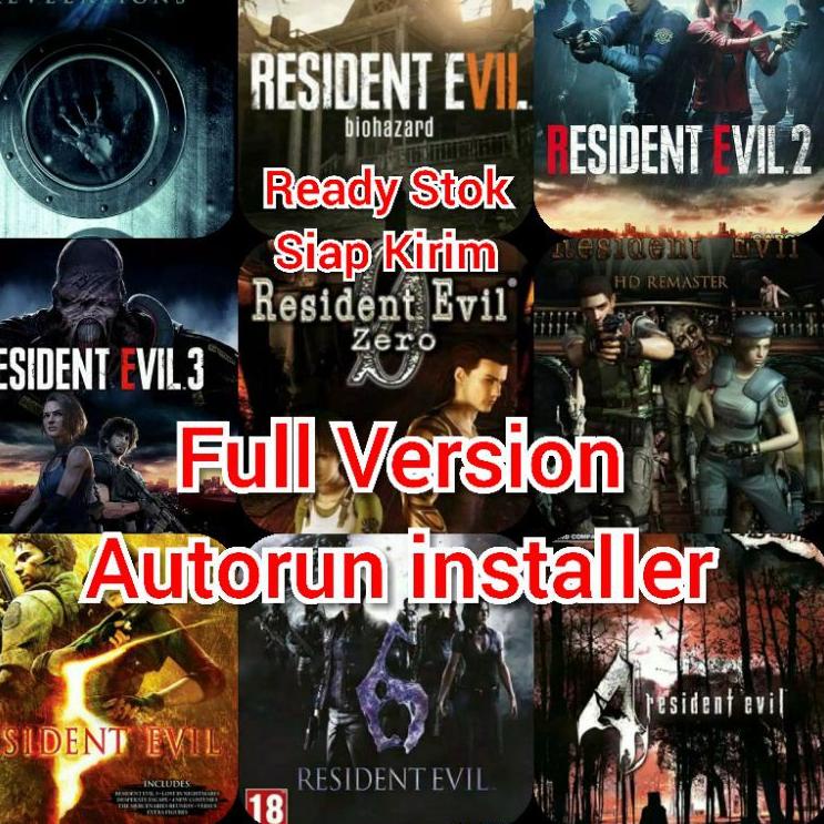 >XG34448< Resident Evil 2 Remake - RE 4 HD - RE 5 - RE 6 PC