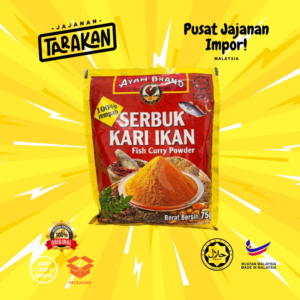 

Ayam Brand Serbuk Kari Ikan 75g Malaysia