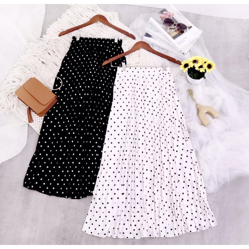 ROK PLISKET POLKADOT MAYUNG PREMIUM