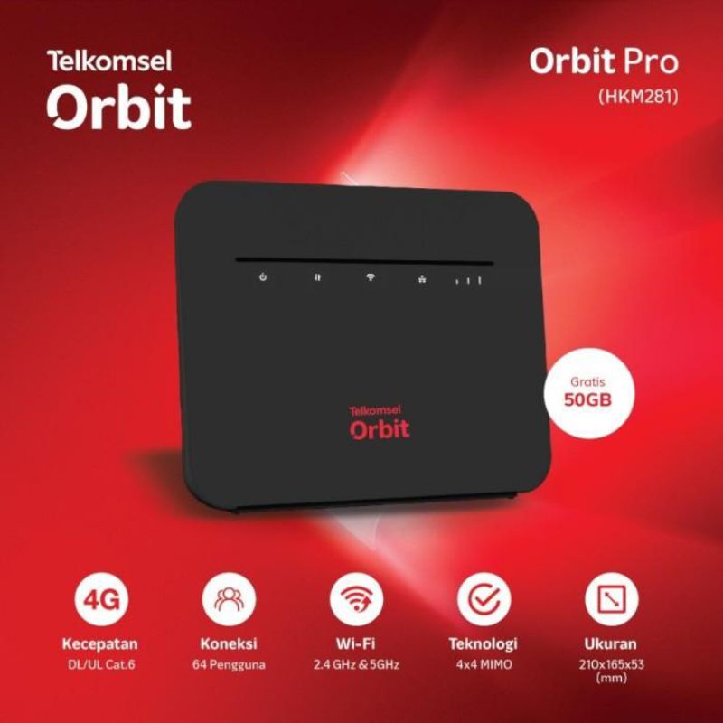 Orbit HKM281 Router SIM Card 4G LTE Dual Band 2,4Ghz / 5Ghz N6