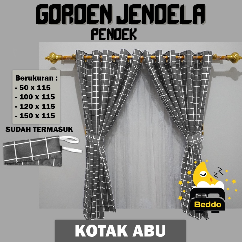 GT120 - GORDEN JENDELA MINIMALIS 10 RING EMBOSH DAN AESTHETIC