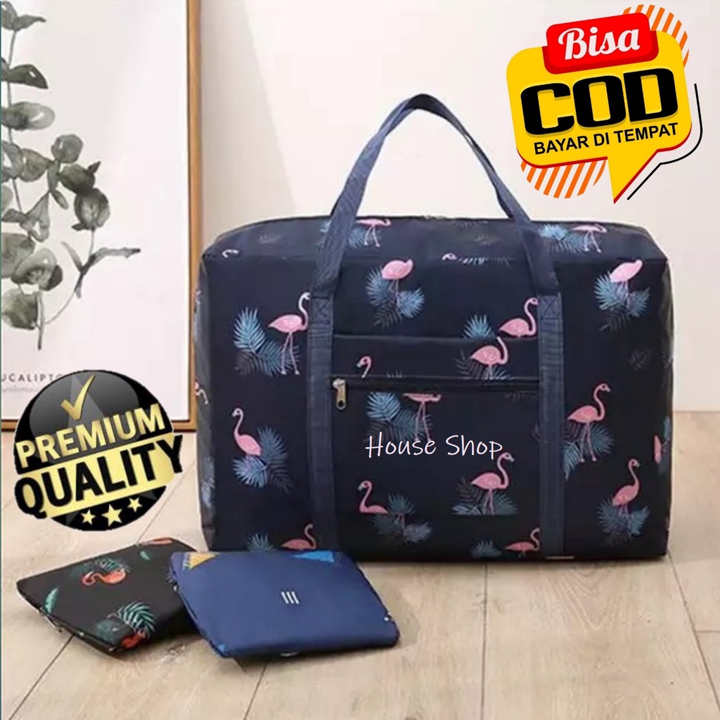 HS-0211 Tas Travel Lipat Organizer Anti Air-Tas Hand Carry Traveling Bag Besar-Tas Motif Lipat Travel-Tas Penyimpanan-Bag Foldable Traveling