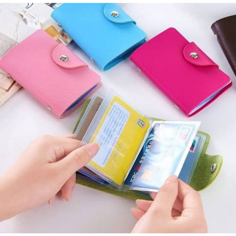 Dompet Kartu ATM 24 Slot Tempat Credit Card Case