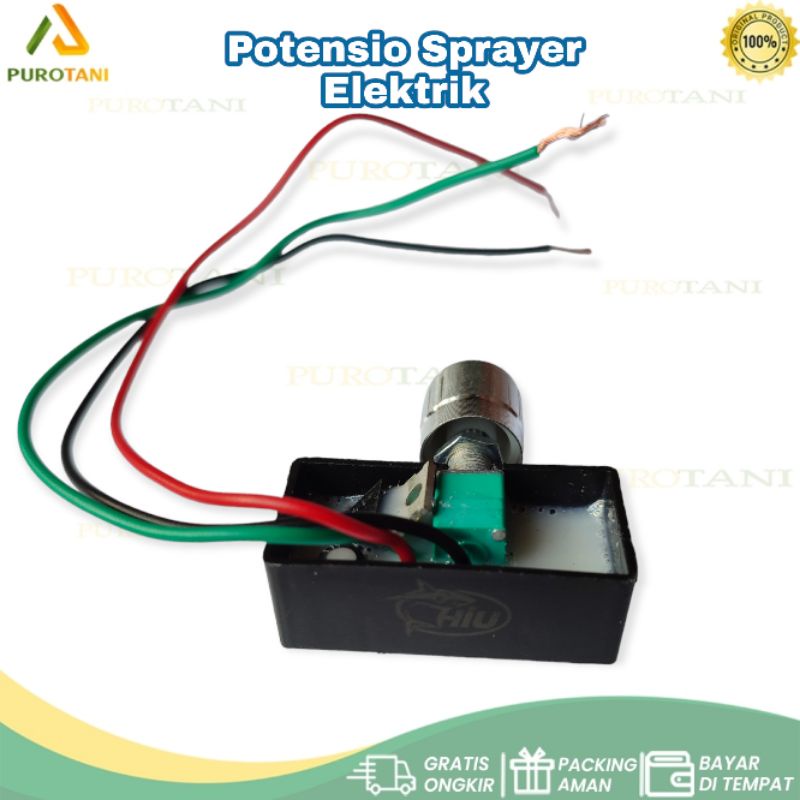 Potensio sprayer elektrik Hiu Asli