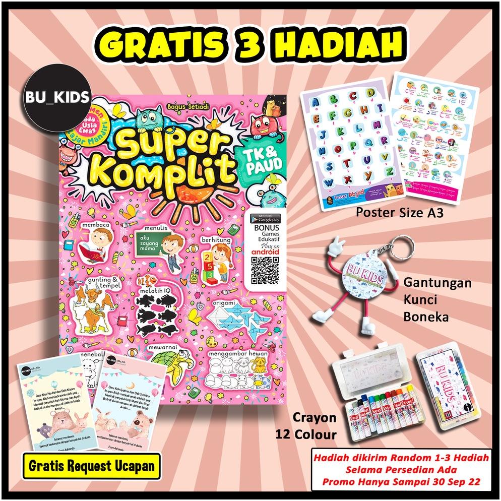 BISA COD Buku Anak Tk Paud - Buku Tk dan Paud - Super Komplit Tk & Paud