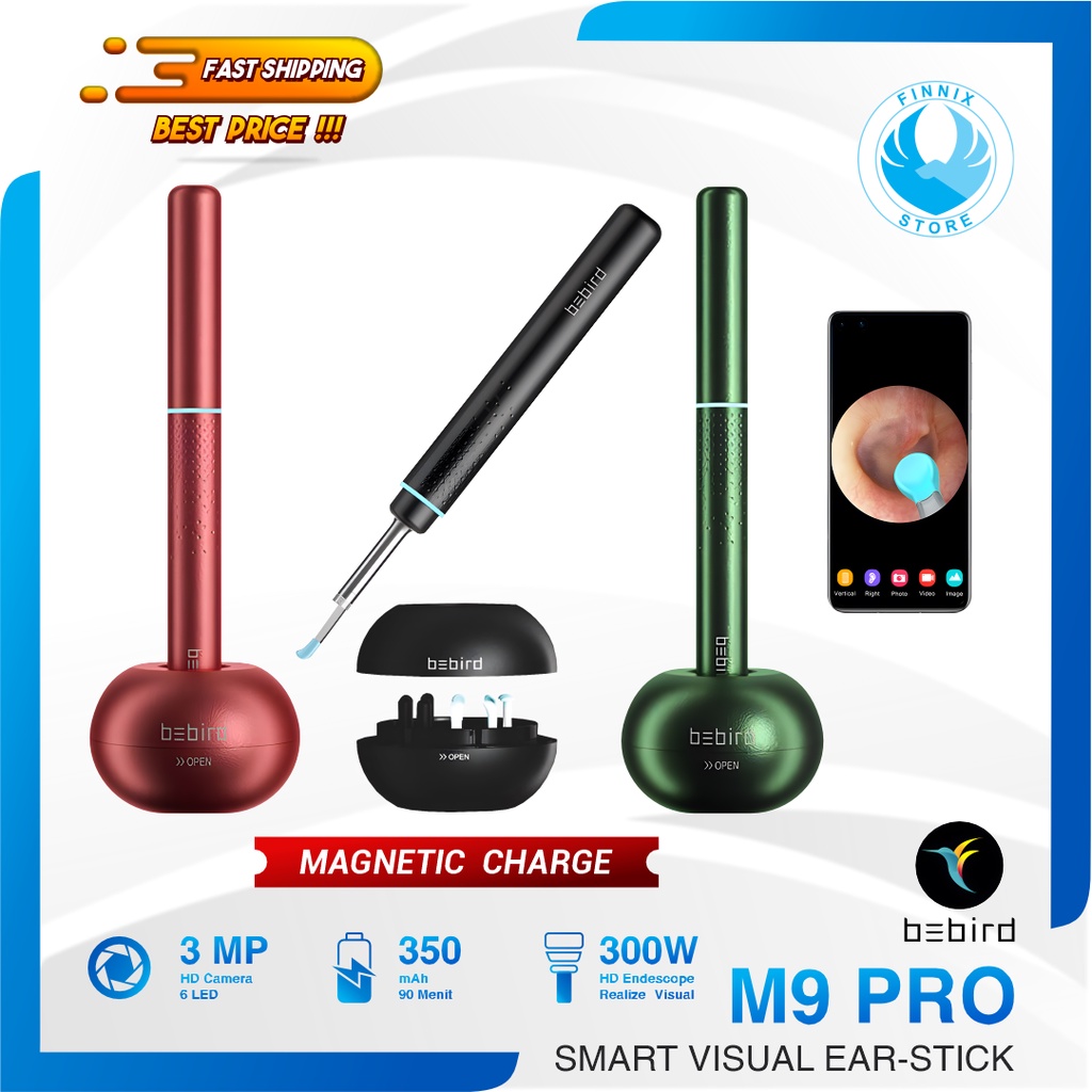 Bebird M9 Pro Smart Visual Ear Stick Endoscope - Pembersih Telinga