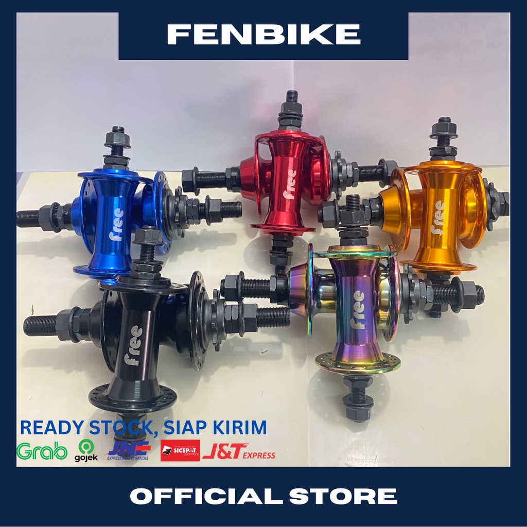 Hub Freehub BMX Free 9T 36H Jangkrik Alloy Bearing