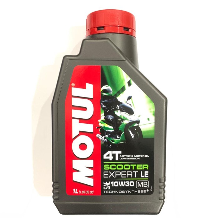 OLI MOTUL SCOOTER EXPERT LE 10W30 1LITER NMAX PCX AEROX VARIO 125 150