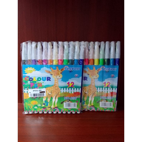 

SPIDOL WARNA/COLOURING MARKER BOSSCO NO :838