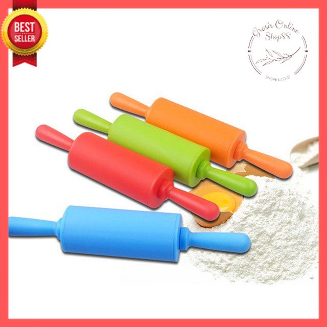 GOS - H314 - Rolling Pin Silicone - Penggilas Adonan Kue - Penggiling Adonan Silikon