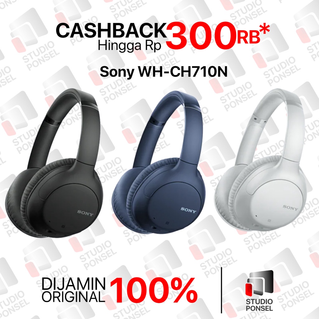 Jual Sony WH-CH710N / CH 710N Wireless Noise Canceling Headphones ...