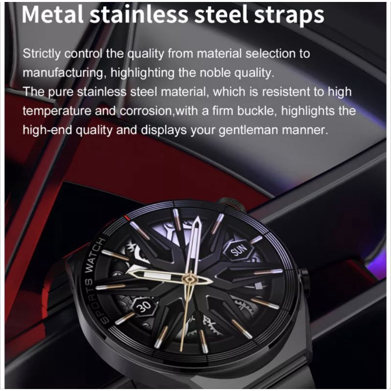 DT No 1 DT3 MATE SMARTWATCH NFC ALWAYS ON DISPLAY BLUETOOTH CALL GPS TRACKER ORIGINAL