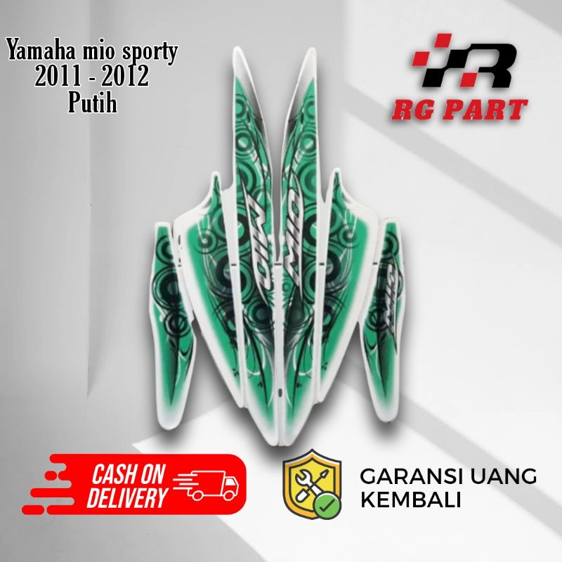 Stiker striping yamaha mio sporty smile tahun 2011 - 2012