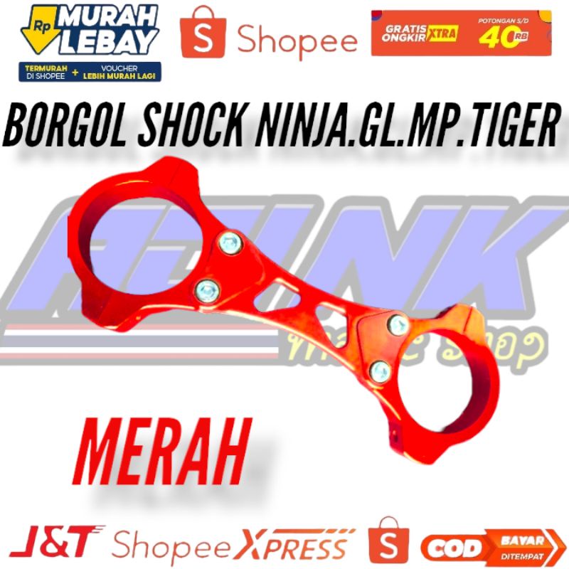 Borgol shock depan cb gl mp tiger ninja full almunium stabilizer shok skok depan gl mp tiger