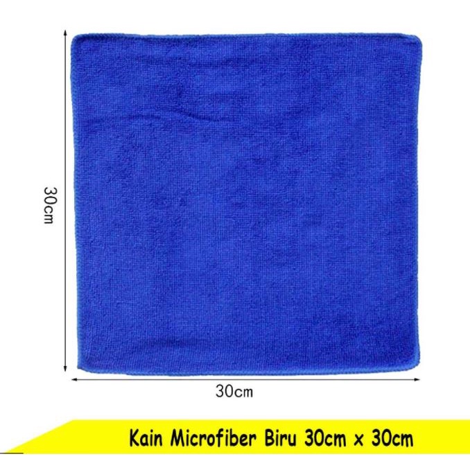 KAIN LAP MICROFIBER SERBAGUNA 25X25 150 GSM KAIN LAP MOBIL &amp; MOTOR