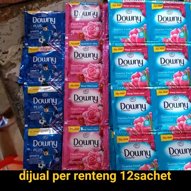 Downy,per renteng (12pcs)  11ml (KECIL).