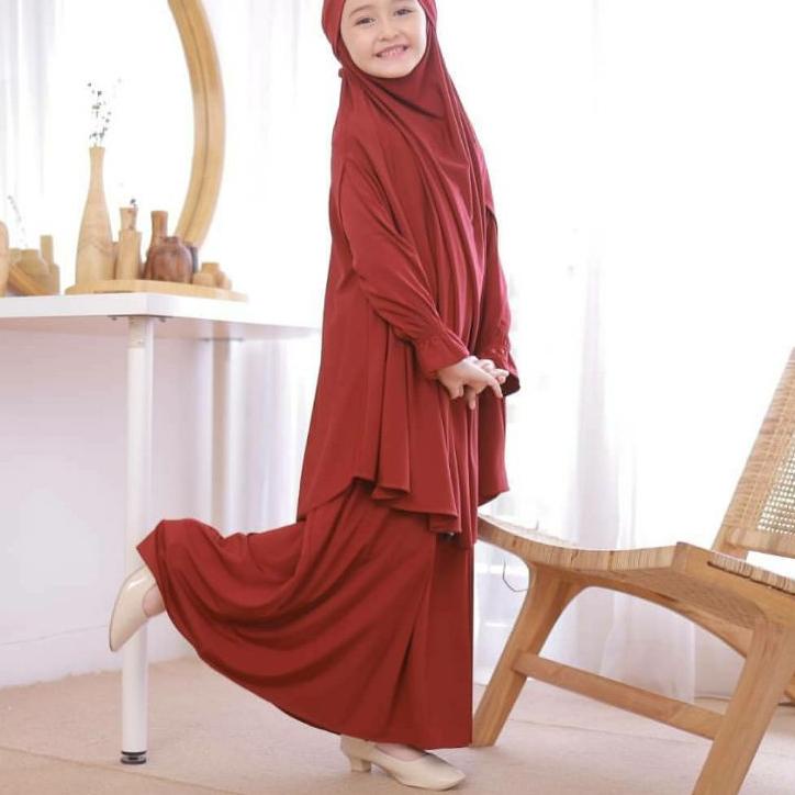 Terbaik 경 gamis Fatimah series/gamis syar'i anak/atasan muslim anak perempuan/gamis anak syar'i cada
