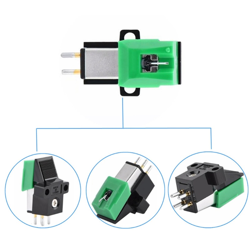 Stylus Pengganti zzz Untuk Cartridge AT95E Green 20-20.000hz Frekuensi Respon