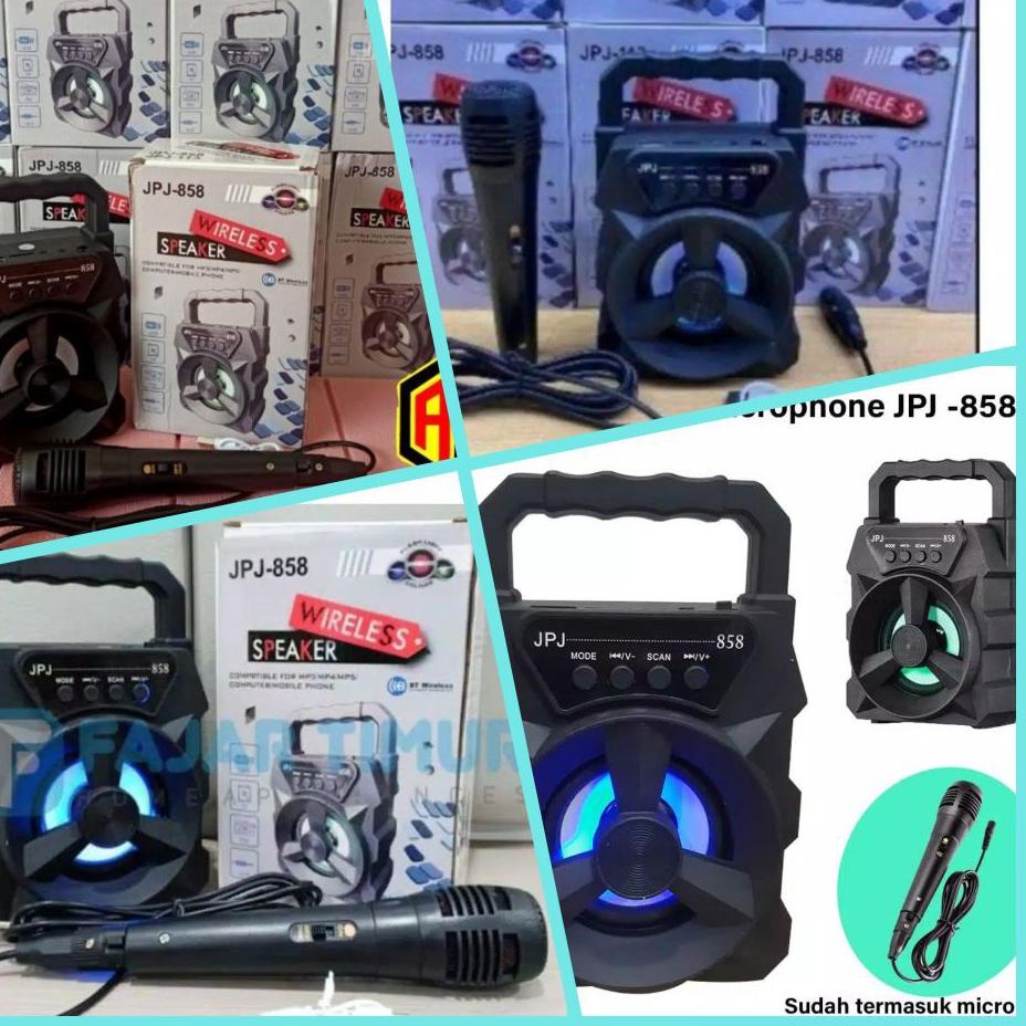 ☞ SPEAKER BLUETOOTH JPJ-858 KDS-1886 FREE MIC ど