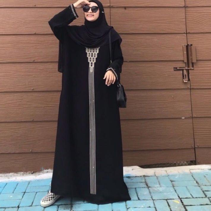 Model Baru マ  Abaya Gamis couple ibu dan anak Maxi Dress Arab Saudi Bordir piramid Turki Umroh Dubai